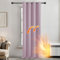 Deconovo Tende per Interni Oscuranti Camera da Letto 242 CM Altezza, Tenda Oscurante Termica Isolante per Interni Tende Moderne per Soggiorno 1 Pannello, 132x242 CM, Rosa Chiaro