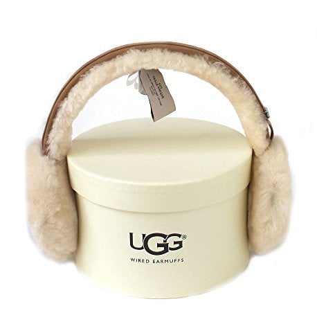 UGG CLASSIC WIRED SHEEPSKIN Ohrenwärmer 2018 chestnut
