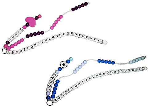 Füllung Schultüte - ABC Rechenkette mit Namen - Farbe & Motiv frei wählbar - Einschulung Geschenke zum Schulanfang für Mädchen & Jungen - Grundschule 1. Klasse rechnen Inhalt Zuckertüte Füllmaterial