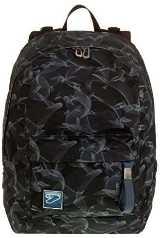 Seven Zaino THE DOUBLE - SPECIAL EDITION Eco material - Nero - Cuffie wireless - 2 zaini in 1 REVERSIBILE