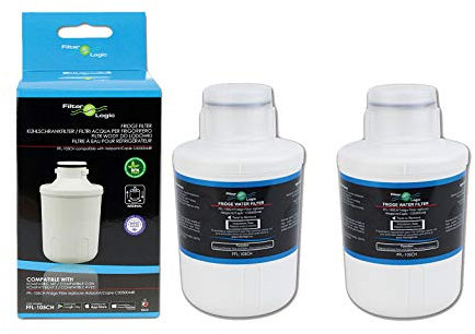 FilterLogic FFL-105CH Fridge Water Filter Compatible with CDA Fridge, Hotpoint C00300448, SXBD922FWD, Caple CAFF205, Thomson THSBS90WDWH, Microfilter MFCMG14211FR / MFCMG14211F Refrigerators (2 Pack)