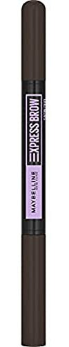 Maybelline New York Express Brow Satin Duo Augenbrauenstift und -puder in Nr. 05 Black Brown, schwarzbraun