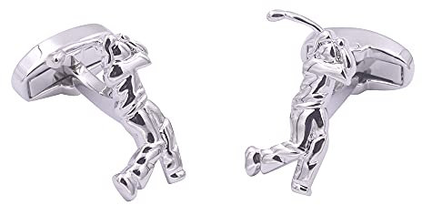 Manschettenknöpfe Golfschaukel Herren Geburtstagsgeschenk Ehemann Mittel legierter Stahl, moyen, Legierter Stahl