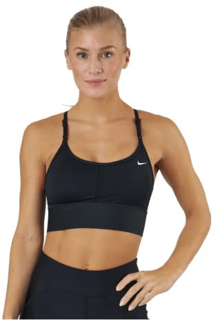 Nike DB8765 W NK DF INDY LL Bra Sports Bra Women's Black/White S