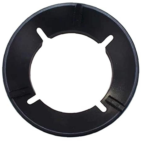 wok fornello a gas, supporto per padella wok, supporto padella universale per piano cottura a gas, di supporto wok in ghisa, presine cucina, 4 slot nero