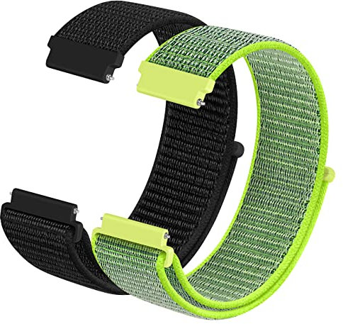 KIBDSNG Fabric Nylon Uhrenarmbänder 16mm 18mm mit Schnellverschluss, Sport Atmungsaktive Ersatzarmband für Herren Damen