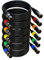 AuxLink XLR Cables, XLR Microphone Cable 25 ft 6 Pack, Gold-Plated 3-pin XLR Speaker Cable Male to Female Balanced Mic Cable