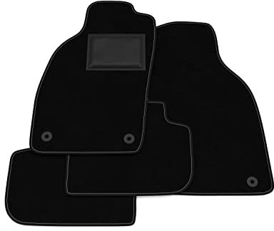 Fußmatten kompatibel mit Saab 9-3 - Cabrio 1998-2003 ohne Dekor, maßgeschneiderte Automatten Set, Teppich Set, Autoteppich