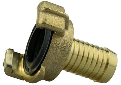 Garden Watering Solid Brass hosepipe Claw Fittings/connectors (Pack of 2) (3/4 Barb x2) as Used by Professional Gardeners,Landscapers and Nursery Workers