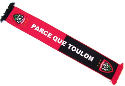 RCT Schal Toulon Offizielle Kollektion Rugby Club Toulonnez – Größe 140 cm, mehrfarbig, 140