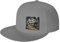 NEZIH Baseballkappe mit Dampflokomotiven-Zug-Druck, Outdoor-Sport, Hip-Hop-Stil, verstellbare Kopfbedeckung, Unisex, Teens Cap, Grau, Einheitsgr��e
