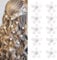 Mezrkuwr Lot de 10 mini pinces à cheveux en forme de fleurs blanches avec strass - Pinces à cheveux décoratives pour mariage