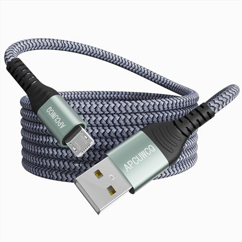 Micro USB Kabel 5M Langes Android Micro Handy Ladekabel Nylon USB A auf Micro Kabel,für Samsung S7/S6/S5,PS4 Controller,Kindle Fire,Fire HD-Tablet Xbox Nexus home surveillance camera mehr