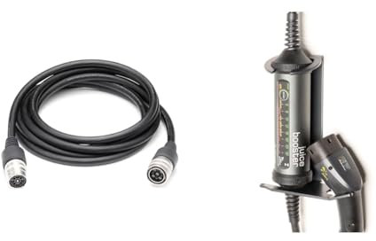 Juice Connector, 5 Meter Ladekabel E Auto Verlängerung & Juice Booster, Ladestation Typ 2 Wandhalterung für die Juice Booster 2 Mobile Wallbox 22KW
