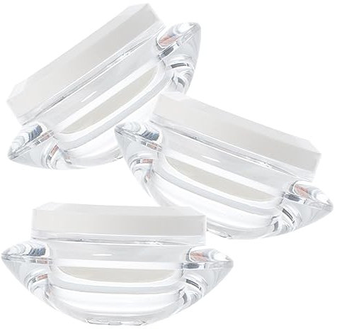 BELLIFFY 3 Stücke Cremes Flasche Set Reise Toilettenartikel Flaschen Gesicht Creme Reise Kosmetische Behälter Deckel