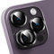 GANGANPRO Protecteur d'objectif d'appareil photo compatible avec iPhone 12 Pro Max, résistant aux rayures, coque de protection en verre trempé transparent HD, compatible avec les coques, facile à
