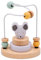 wunderwunsch Trixie Motorikschleife als Baby Geschenk, Geschenke zur Geburt, Babyspielzeug, Personalisierte Geburtstagsgeschenke, Montessori Spielzeug mit Personalierung (Maus, ohne Name)