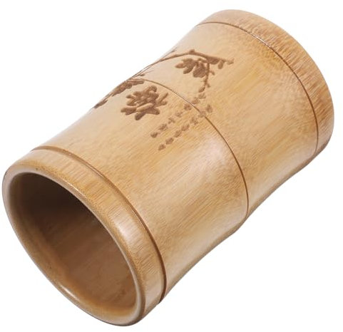 Operitacx Porte-stylo Bambou Vintage Design Chinois Organisateur De Bureau Élégant Pour Crayons Pinceaux Et Petits Objets Décoration De Bureau Et Pratique