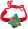 Toddmomy Adorable Yarn Christmas Tree Necklace Cat Dog Collar Bells Knitted Pet Collar for Christmas Parties