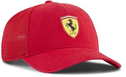 Puma Scuderia Ferrari Trucker-Kappe für Herren, lässig, Rot