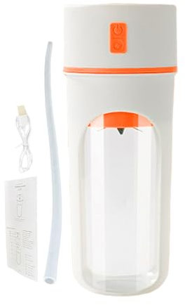 Bouteille Mixeur Électrique - Shakers Portatifs | Bouteille Isotherme 480ml avec Paille Rechargeable Multifonction pour Smoothies, Sport, Voyage, Camping, Jus et Préparation de Repas