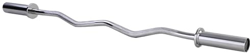 RAMROXX 120cm Olympia Langhantel SZ Curl Stange 50mm mit Klemmen