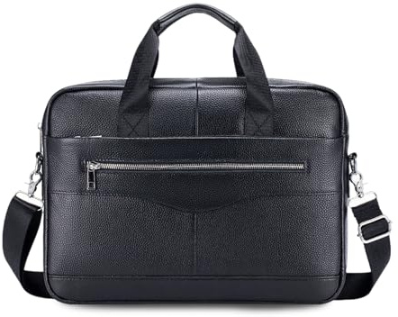 FANDARE Rétro Homme Mallette Cuir Valise Sacoche Messager Sac Porté en Main Serviettes Sacoches Pochette Cartable Sacs Professionnel Porte-Documents Business Voyage Sacs bandoulière