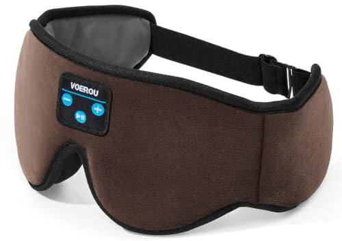 Voerou Cuffie Bluetooth per Dormire, Regalo Leggero da Viaggio | ricarica rapida 2h, tessuto morbido traspirante, lavabile, ideale per dormire, viaggiare e regalare.