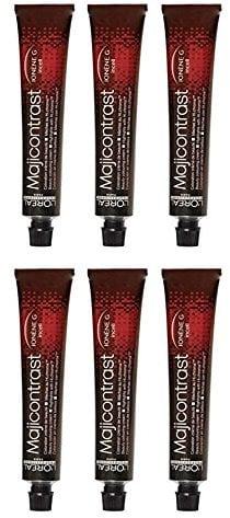 Loreal 6 er Pack Loreal Majicontrast Rot 50 ml