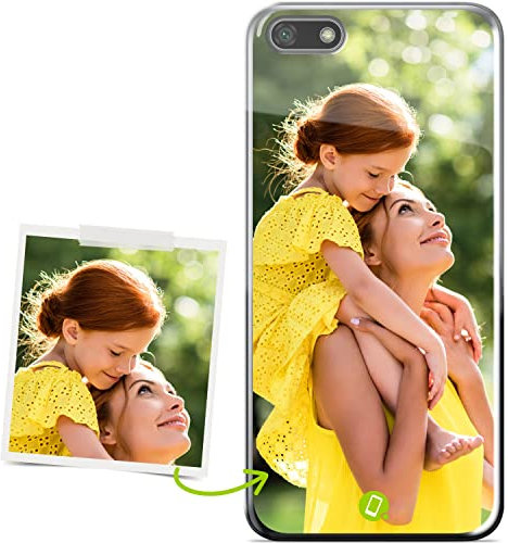 Coverpersonalizzate.it - Coque personnalisée Compatible avec Huawei Y5 2018 avec Votre Photo ou Votre Texte - Coque de Protection en TPU Transparent