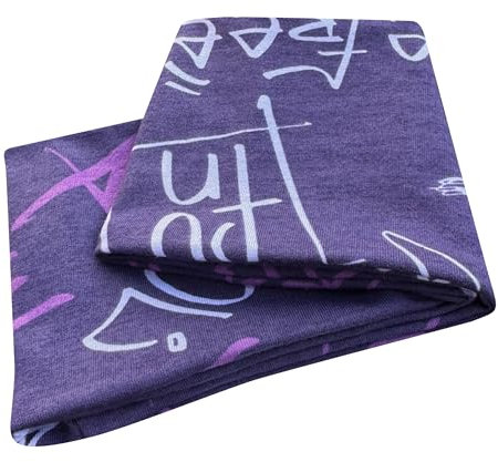Wollhuhn ÖKO Mädchen/Damen/Buben Cooles Elastisches Stirnband/Haarband Bequem Jersey Baumwolle Viele Motive 21215155 (Cool Music Violett)