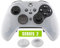 eXtremeRate Funda de Silicona para Xbox One Elite 2 Protector Antideslizante Tacto Suave Piel Cubierta Skin Case para Xbox One Elite Controller Serie 2 con Tapas de Joysticks(Semitransparente)
