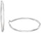 Amor Creolen 925 Sterling Silber Damen Ohrschmuck, 4 cm, Silber, Kommt in Schmuck Geschenk Box, 9277858