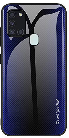 Hülle® Anti-Kratzer Glas Handyhülle Kompatibel für Samsung Galaxy A21s (3)