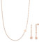 Purelei Haukea Set (Halskette & Ohrringe) (Rosegold)