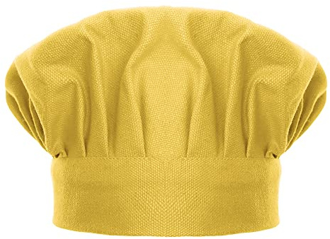 TopTie Gorro de Cocinero Ajustable de Algodón para Niños y Adultos | Tejido Transpirable, Ajustable, Banda Elástica, Lavable, Cocina, Panadería, Restaurante, Escuela, Disfraz Chef