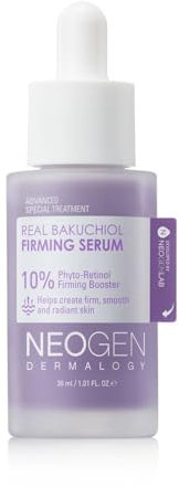 DERMALOGY by NEOGENLAB Real Bakuchiol Firming Serum 1,01 Fl Oz (30 ml) – Natürliche Retinol-Alternative für empfindliche Haut, Tages- und Nacht-Gesichtsserum festigt und minimiert feine Linien