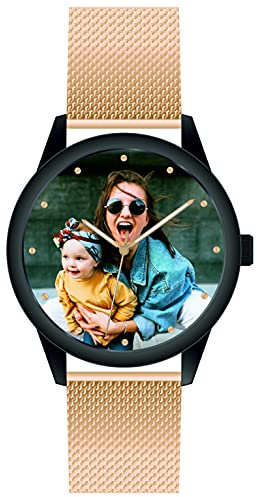 memories Uhr mit Bild Fotouhr personalisierte Uhr Ø41mm Uhr mit Foto Made in Germany