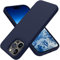 OTOFLY Compatible with iphone 14 Pro Case, Silicone Shockproof Slim Thin Phone Case for iPhone 14 Pro 6.1 inch (Midnight Blue)