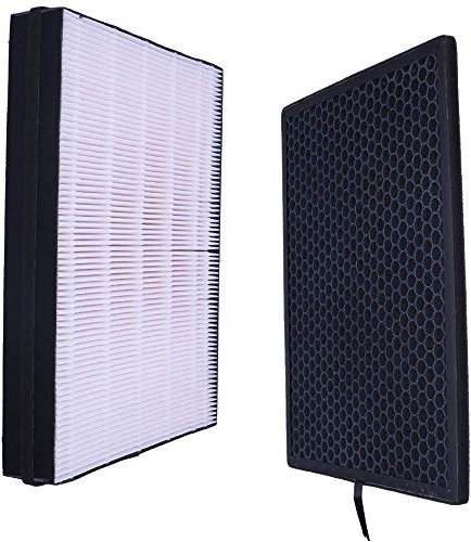 Wessper Kit de Repuesto de carbón Activado y HEPA Filtro, FY3432/10 y FY3433/10 Filtros, Compatible con Philips AC3256/60, AC3259/10, AC4550/10 purificador de Aire