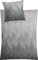 Kleine Wolke Bettwäsche Jamiro Mako-Satin grau Größe 1x 135x200 cm + 1x 80x80 cm