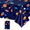 1 Stück Weltraum Plastik Tischdecke, Solarsystem Tischabdeckung, Weltraum Tischdecke für Planeten Thema Party, Einweg Tischdecke mit Planeten Design für Jungen Mädchen Geburtstag, 137 x 274CM
