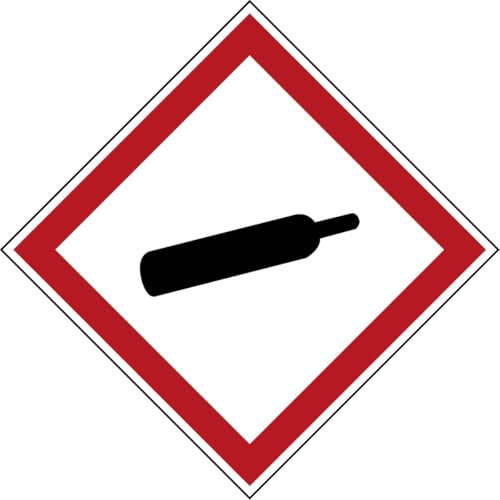 BRADY GHS Pictograms - Pressurized Gases PIC 1804-21 * 21-B7541-RLL-DC 834185