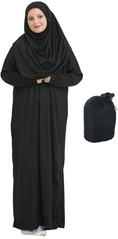 Prien Gebetskleidung Für Frauen Mit Tasche Hijab, Islam Damen Kleidung Set, Abaya Kopftuch, Muslim Kleider, Khimar