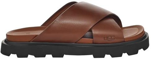 UGG Damen Capitelle Crossband Schiebe-Sandalen, Cognac, 39 EU