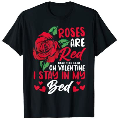 Rosen Valentinstag Gedicht T-Shirt