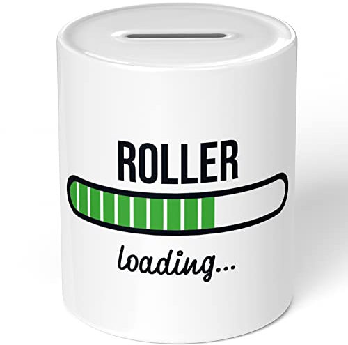 JUNIWORDS Spardose Sparbüchse, Roller Loading (6213792)