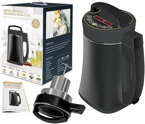 hzexun Decarboxylator für Kräutern,Kräuteröl,Infusionsmaschine Aktivierung Von Kräutern Und Zum Aufgießen Von Butter & Ölen