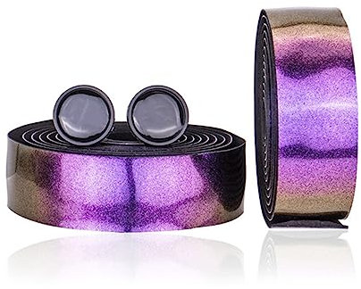 VKEID Fahrrad Lenkerbände Professionelles Radfahren Rennrad Lenkerband EVA PU Fahrradlenkerband Weiche Anti-Vibrationsfolie Lenkerbänder (Color : Purple, Size : 210x3x0.23cm)