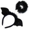 DOITOOL Haarband Für Erwachsene Stirnband Für Jungen Und Mädchen Haarband Schwarz Party-accessoires